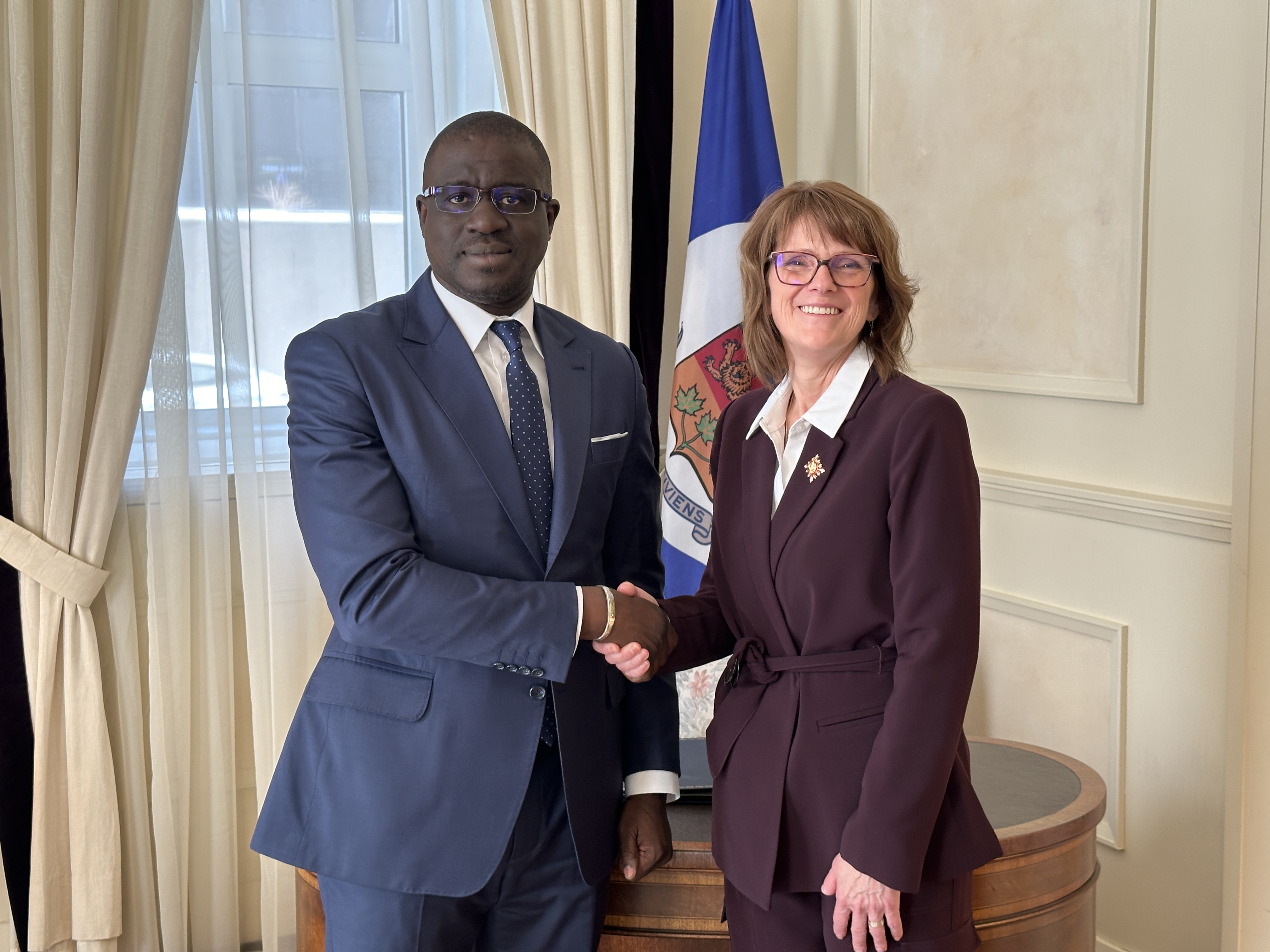 Visite officielle de l'ambassadeur de Côte d'Ivoire au Canada, Son Excellence Monsieur Bafétigué Ouattara